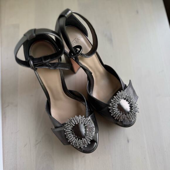 Alexandre Birman MADELINA CURVE 120 PEWTER size 36/ US 6 - Picture 6 of 14